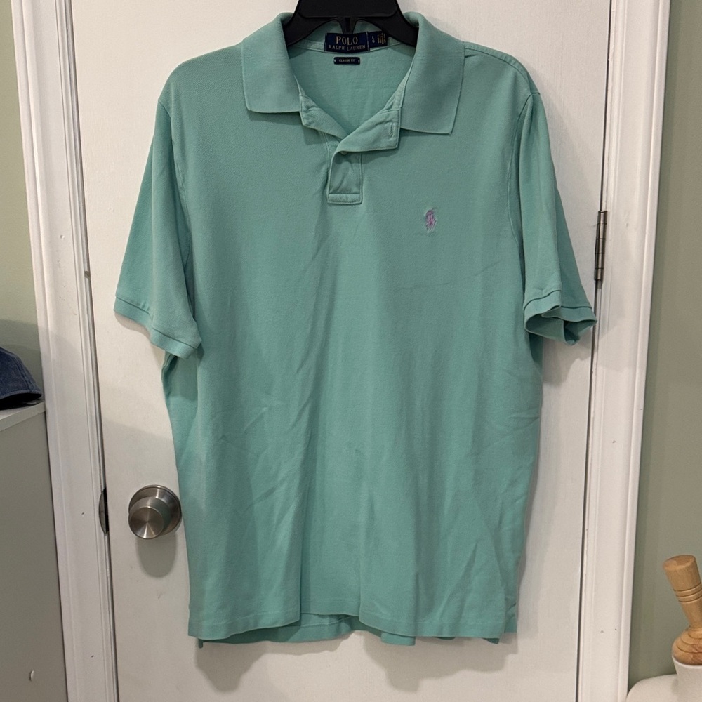Polo by Ralph Lauren Men's Mint Polo Shirt